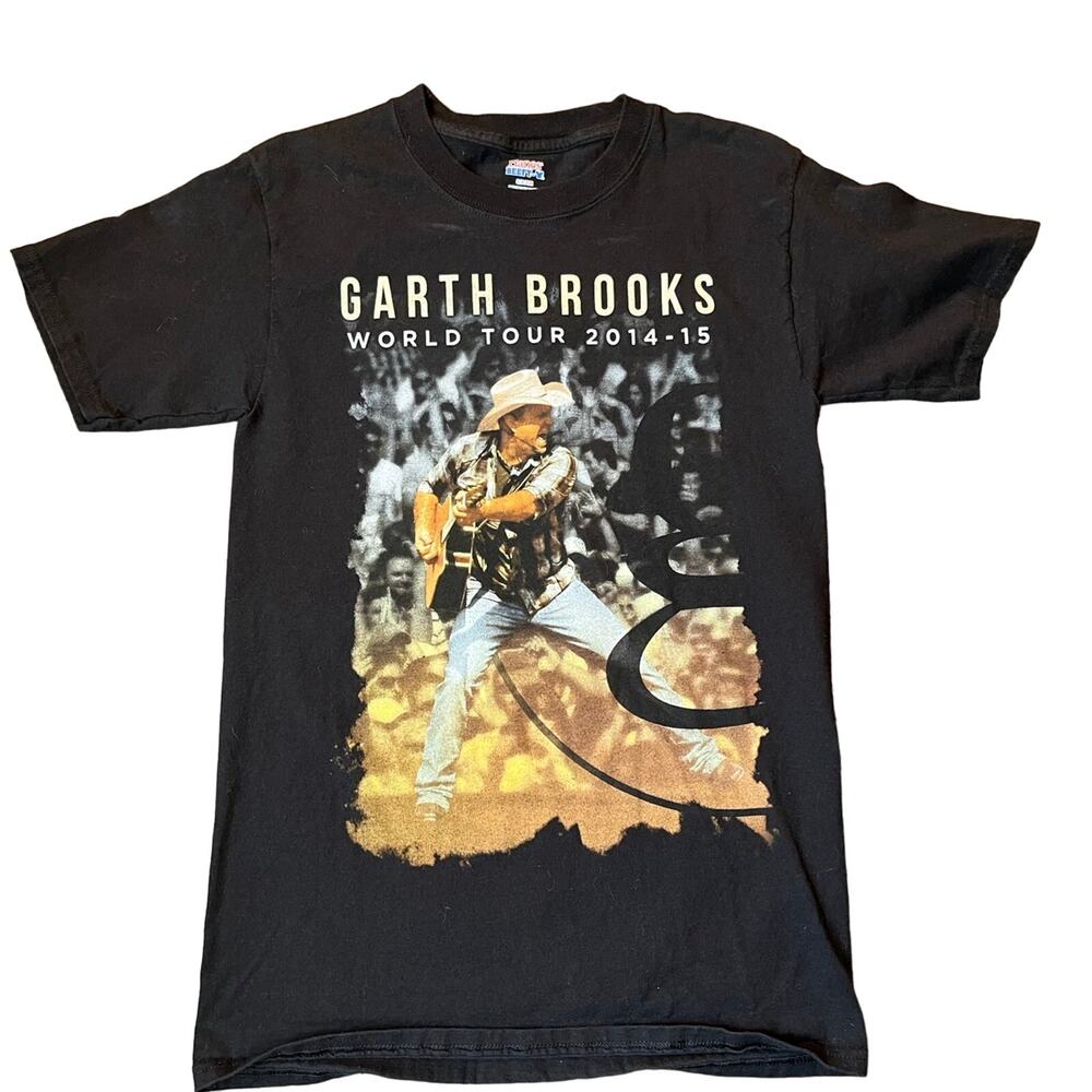 Garth Brooks Unisex SM World Tour Concert 2014-2015 Graphic T-shirt